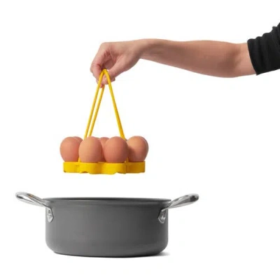 Cuisipro Silicone Egg Rack In Gold