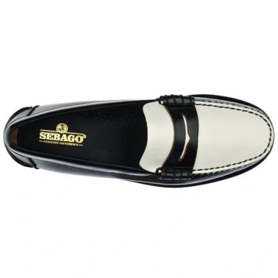 Sebago Mocassini Classic Dan In Pelle Nera  Uomo In Multi