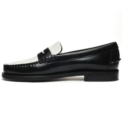 Sebago Mocassini Classic Dan In Pelle Nera  Uomo In Multi