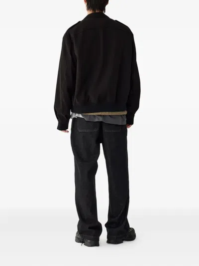 Studio Tomboy Zip-up Flap-pocket Jacket In Black