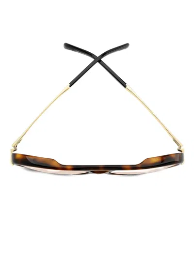 Eyewear By David Beckham Tortoiseshell-effect Pilot-frame Sunglasses In Brown