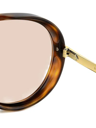 Eyewear By David Beckham Tortoiseshell-effect Pilot-frame Sunglasses In Brown