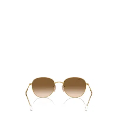 Ray Ban Ray-ban Round-frame Sunglasses In Brown