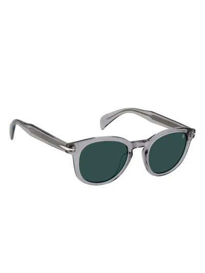 Eyewear By David Beckham Round-frame Sunglasses In Gray