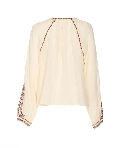 Isabel Marant Étoile Marant Etoile Women Lynne Biologic Cotton Shirt In White