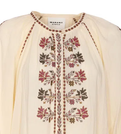 Isabel Marant Étoile Marant Etoile Women Lynne Biologic Cotton Shirt In White