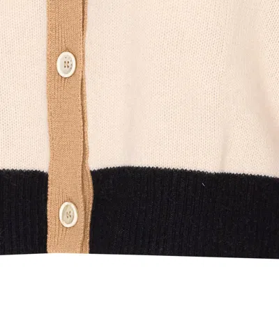 Marni Multicolor Cashmere Oversize Cardigan In Neutral