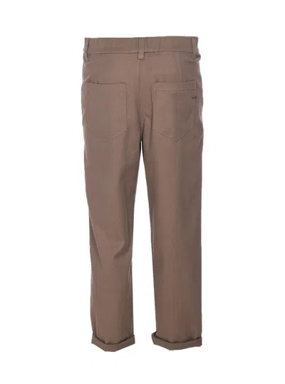 Brunello Cucinelli Women Monile Pants In Brown