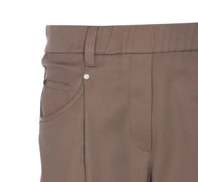 Brunello Cucinelli Women Monile Pants In Brown