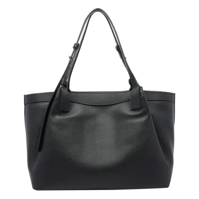 Serapian Secret Small Mosaic Leather Tote Bag In Black