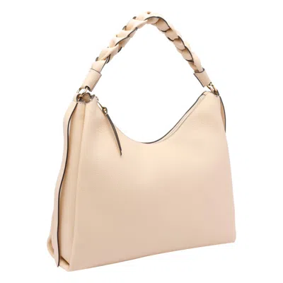 Coccinelle Small Boheme Shoulder Bag In Sand