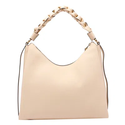 Coccinelle Small Boheme Shoulder Bag In Sand