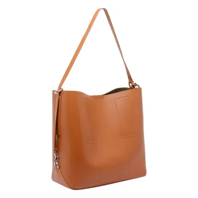 Hogan Bucket Shoulder Bag In Brown