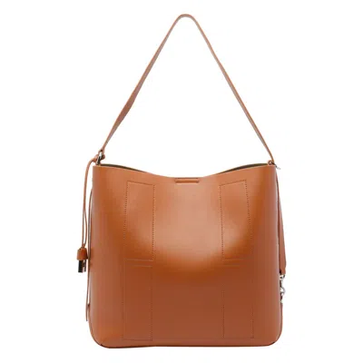 Hogan Bucket Shoulder Bag In Brown