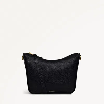 Radley London Black Medium Ziptop Crossbdody Bag In Black
