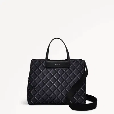 Radley London Black Medium Ziptop Grab Bag In Black