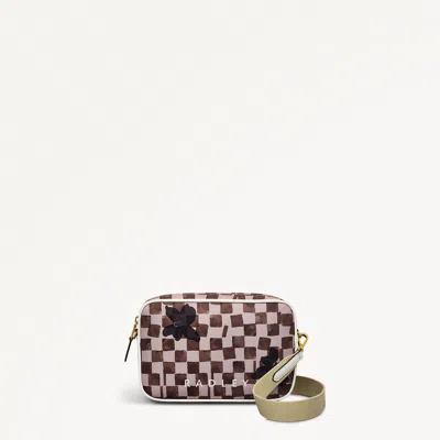 Radley London Southwell Gardens Check Small Crossbody Bag In Brown