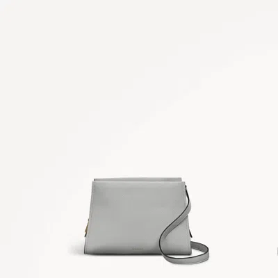 Radley London Goose Grey Small Zip Around Crossbody In Gray