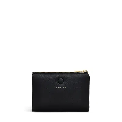 Radley London Black Medium Bifold Purse In Black