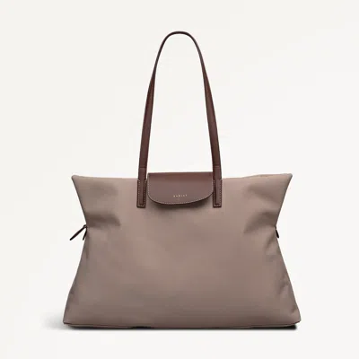 Radley London Porcini Medium Ziptop Tote Bag In Brown