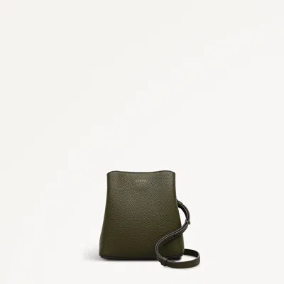 Radley London Chalk Leather Small Crossbody Bag In Green