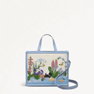 Radley London Chalk Leather Small Grab Bag In Multi