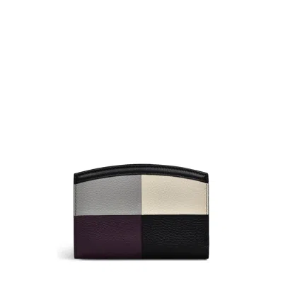 Radley London Black Medium Bifold Purse In Multi