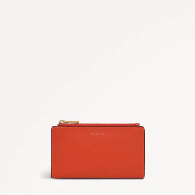 Radley London Flame Medium Ziptop Purse In Orange