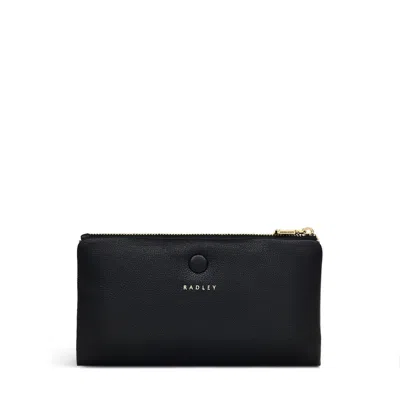 Radley London Woman's Black Bifold Purse In Blue