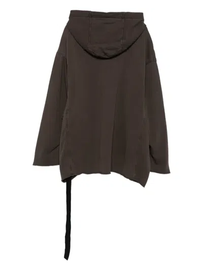 Rick Owens Drkshdw Drawstring Hoodie In Black