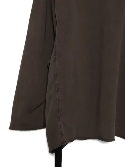 Rick Owens Drkshdw Drawstring Hoodie In Black