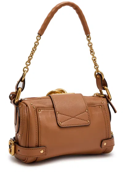 Chloé Chloe Women Biscuit Leather Small Paddington Shoulder Bag In Brown