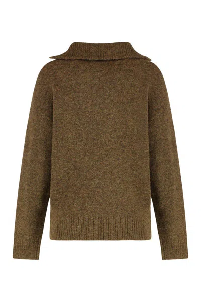 Isabel Marant Étoile Isabel Marant Etoile Phylia Alpaca Blend Sweater In Brown