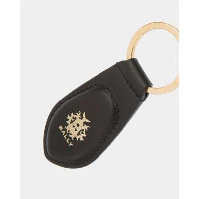 Bally Crest Logo Bkkeyfob Key Holder In Black