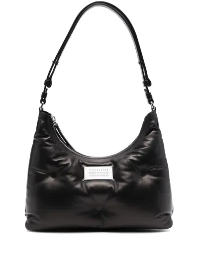 Maison Margiela Glam Slam Small Shoulder Bag In Black
