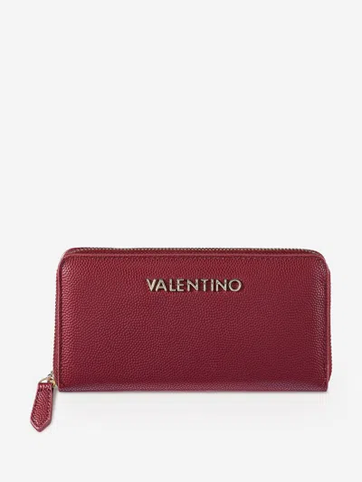 Valentino Divina Zip Around Wallet In Brown