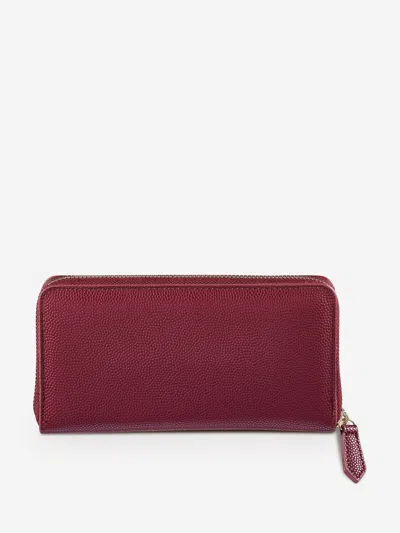 Valentino Divina Zip Around Wallet In Brown
