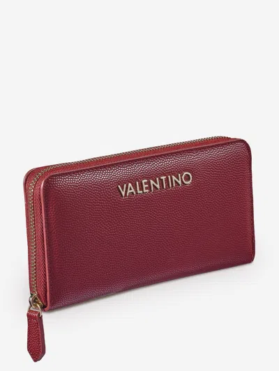 Valentino Divina Zip Around Wallet In Brown