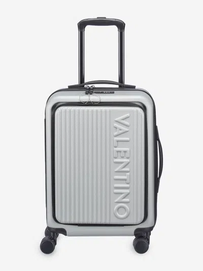 Valentino Explorer Suitcase In Silver