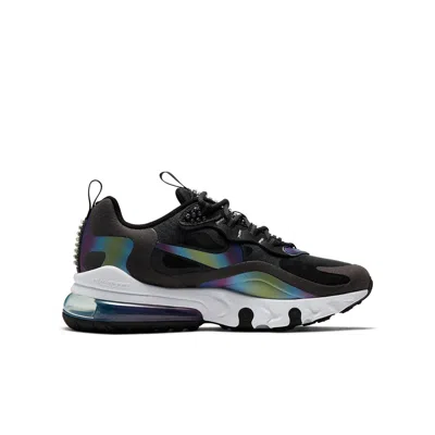 Nike (gs)  Air Max 270 React 'dark Smoke Grey Iridescent' In Multi