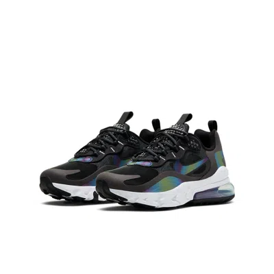 Nike (gs)  Air Max 270 React 'dark Smoke Grey Iridescent' In Multi