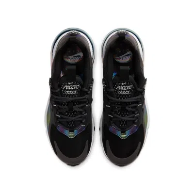 Nike (gs)  Air Max 270 React 'dark Smoke Grey Iridescent' In Multi