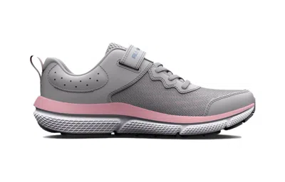 Under Armour (ps)  Assert 10 Ac Wide 'halo Grey Pink Sugar' In Gray