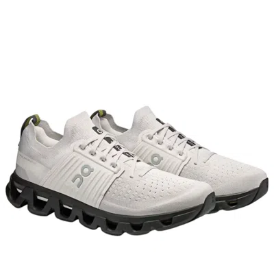 On Running Cloudswift 4 'wolf Black' In White