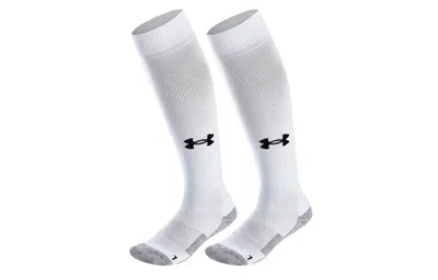 Under Armour Long Soccer Socks 'white Grey Black'