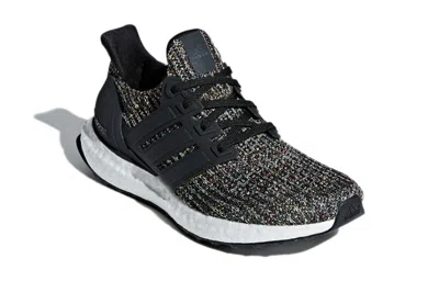 Adidas Originals (gs) Adidas Ultraboost J 'carbon' In Black