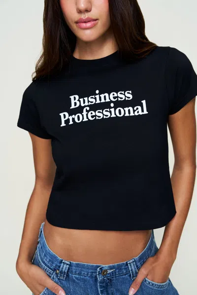 Danielle Guizio Ny Shrunken Tee In Blue
