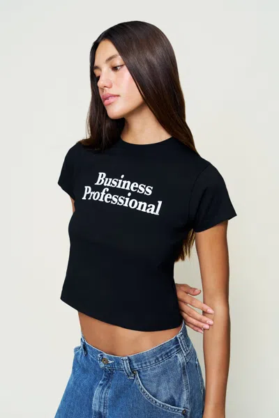 Danielle Guizio Ny Shrunken Tee In Blue