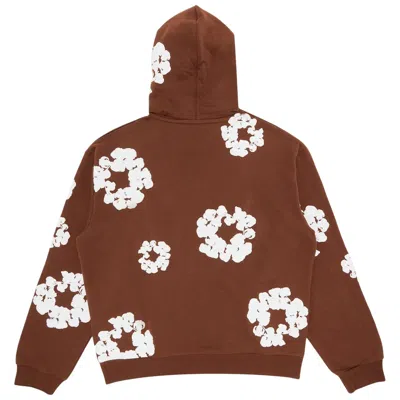 Denim Tears Cotton Wreath Hoodie 'brown White' In Multi