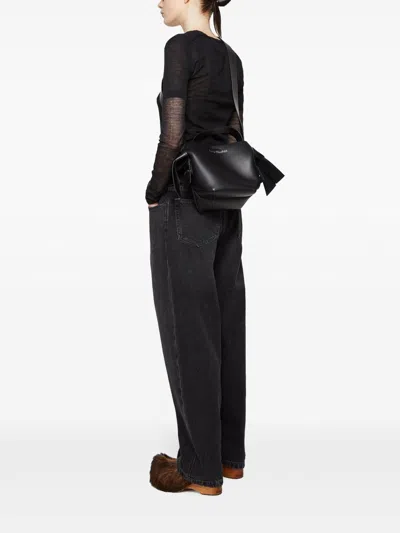 Acne Studios Musubi Mini Shoulder Bag In Black